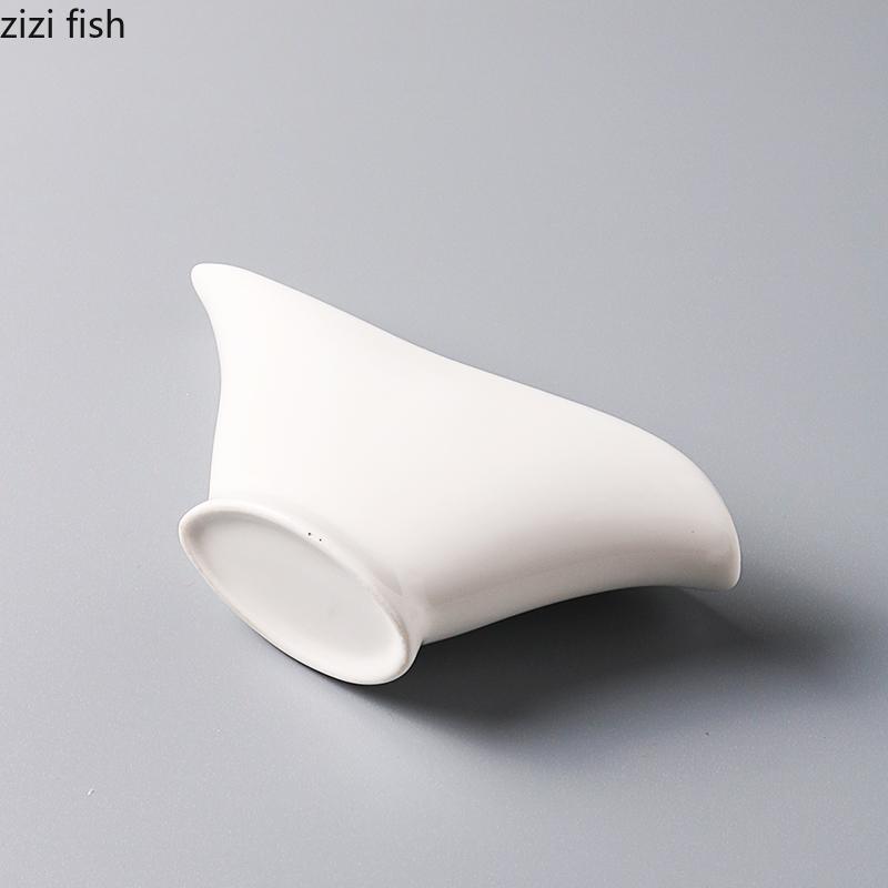 Jarra de Leche Irregular Cerámica Salsa Pot Tanque de Leche Taza para Salsa de Bistec Cubo para Jugo Frasco para Condimentos Salseras Tarro para Salsa Olla para Condimentos