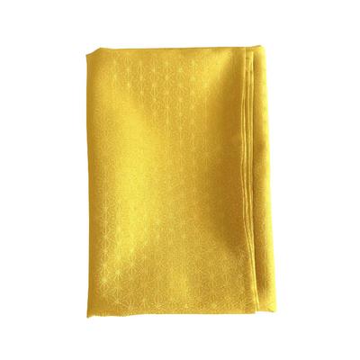 Mashuru Asanoha Jacquard Furoshiki Woven Pattern 100cm Satin Three Width Polyester 100 Centimeters 100c Large Size Made Japan Japanese Traditional