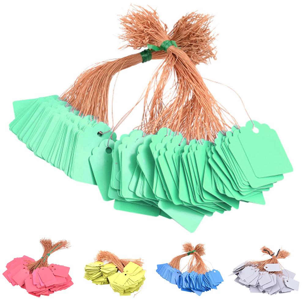 Stylish Plastic Hanging Tags for Gardening Plant Pack of 100 Waterproof Labels