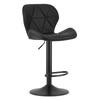 WEST stool - black eco-leather / black base x 2