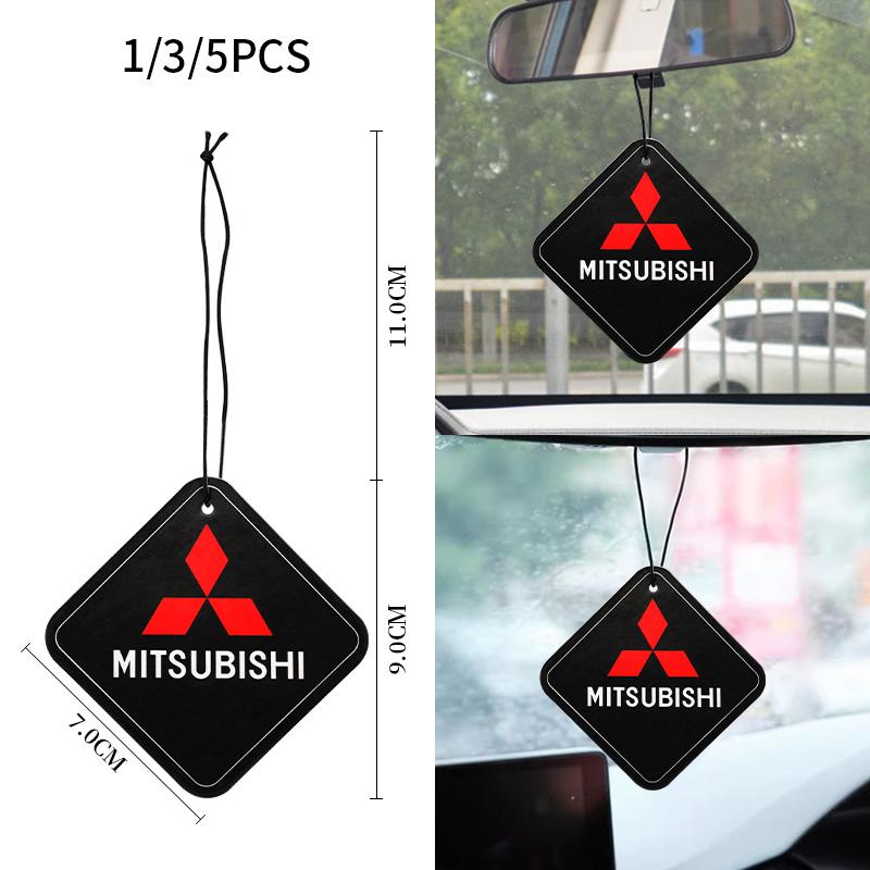 Odświeżacz Powietrza do Samochodu Perfumy do Wnętrza Samochodu Wisiorek na Lusterko Wsteczne Do Mitsubishi Outlander Lancer 10 9 ASX RALLIART Eclipse Pajero