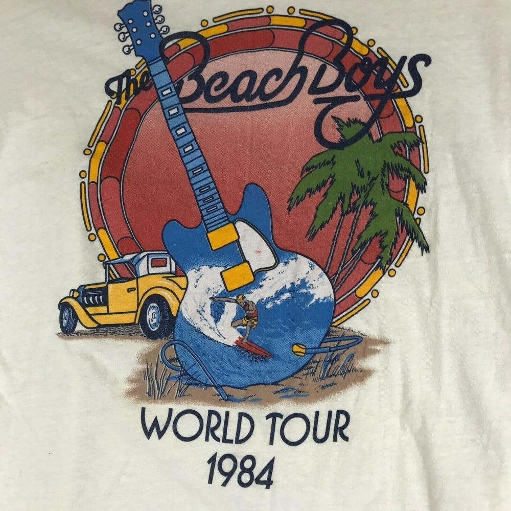 The Beach Boys World Tour White Unisex T-shirt S to 5XL XZ907 Unisex T-Shirt M