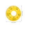 NOLITOY 5-Pack Miniature Duck Inflatable Rings, Dollhouse Decorations, Small Swimming Rings, Model Party Lightweight Plastic