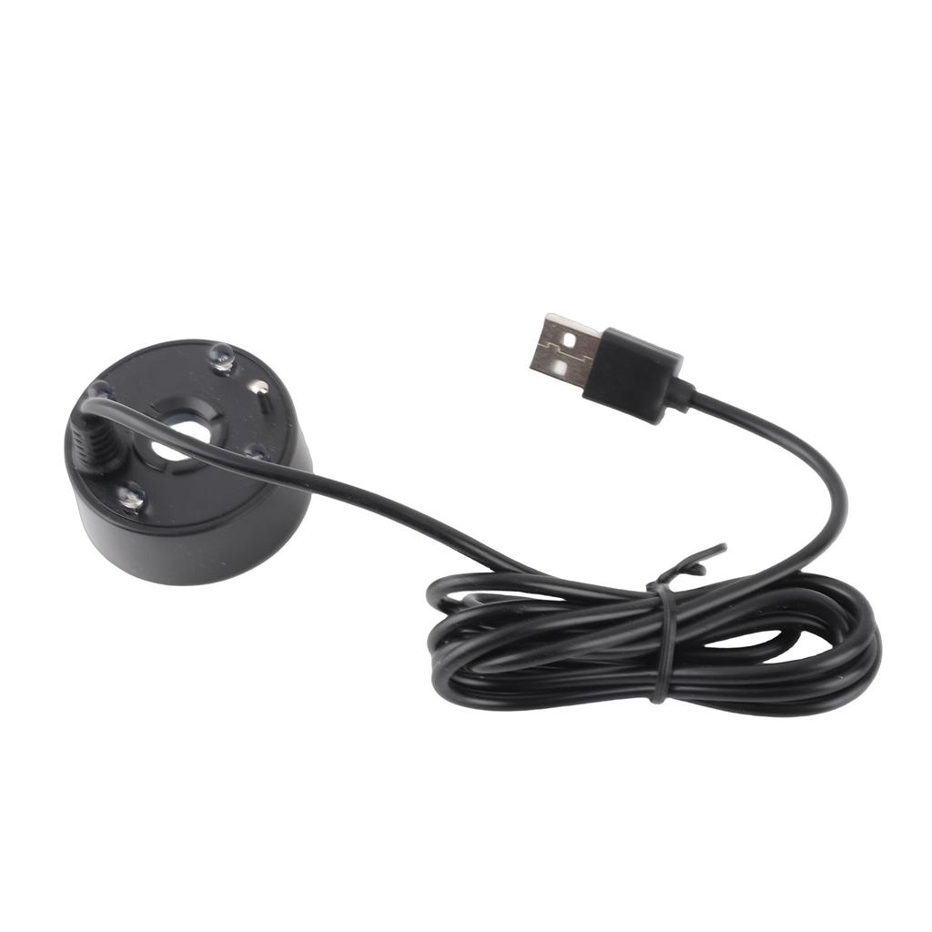 Mist Maker USB Colorful LED Lights 5V   Sound Fountain Atomizer for Pond Rockery Fish   Sink