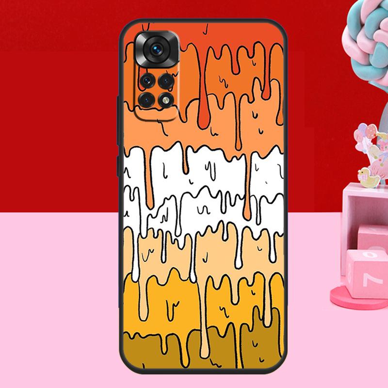 Pastell Kawaii Schmelzendes LGBTQ Design Hülle Für Xiaomi Redmi Note 13 12 11 10 14 15 Pro Plus Redmi 15 C 14C 10C 12C 13C Weiche Hülle
