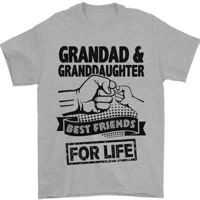 Opa und Enkelin Großelterntag Herren T-Shirt 100% Baumwolle