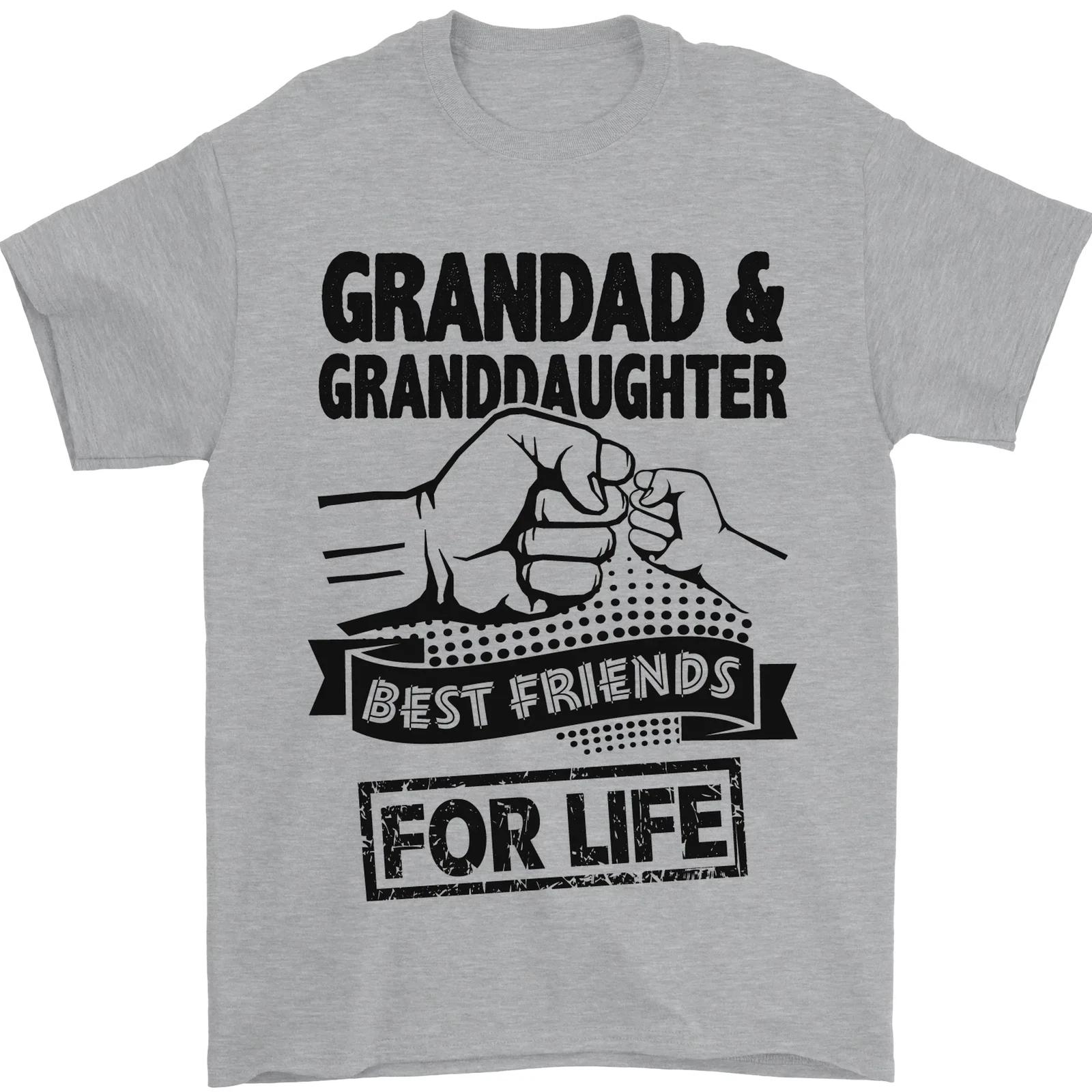 

Grandad and Granddaughter Grandparents Day Mens T-Shirt 100% Cotton M
