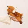 16cm Kawaii Plüsch Sika-Hirsch Puppe Cartoon Stofftier Süßes Liegendes Tier Spielzeug für Kinder Schreibtisch Dekoration Weihnachten Geburtstag Geschenk
