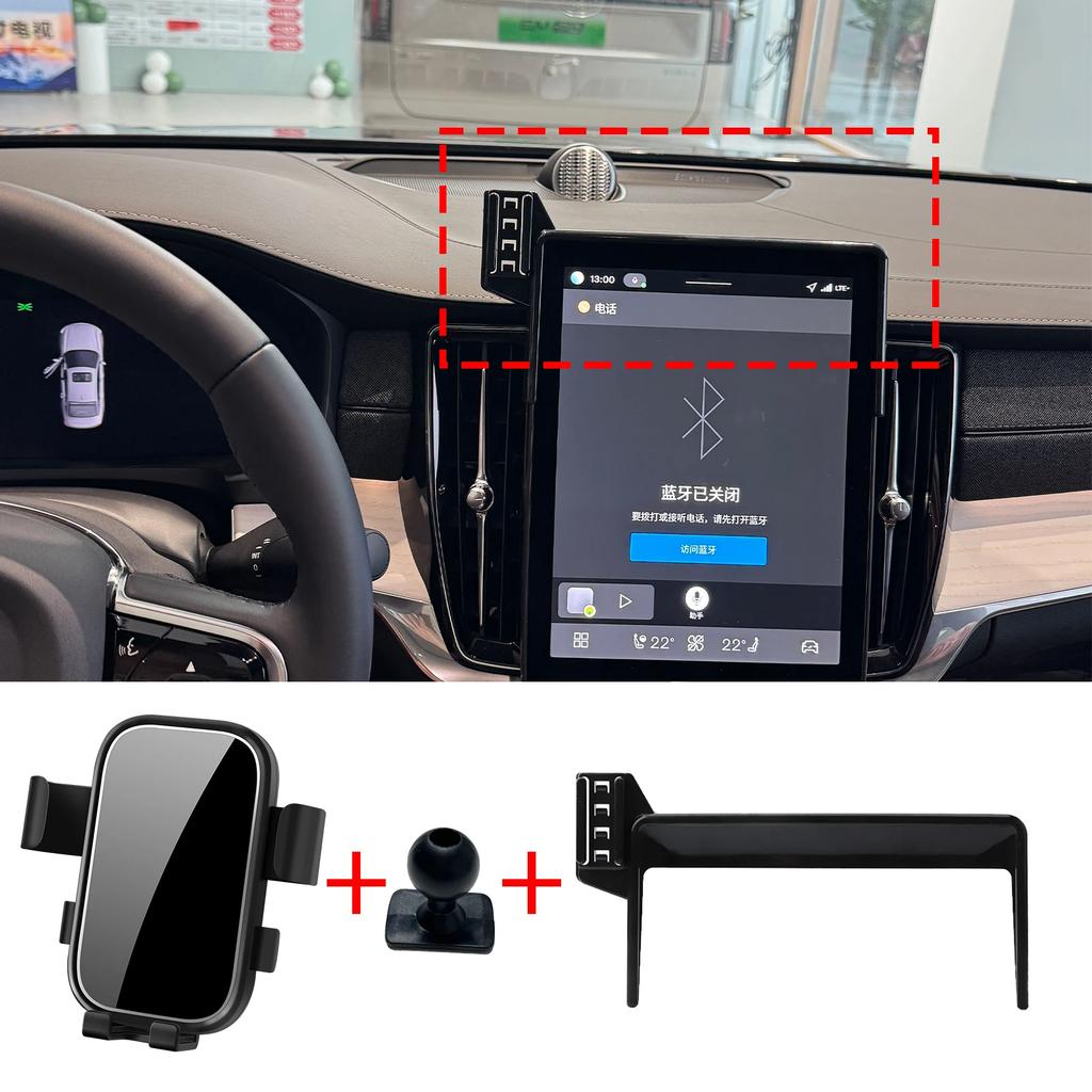 Car Mobile Phone Holder Fit for Volvo XC90 2026+ Navigation Stand Auto GPS Bracket Accessories