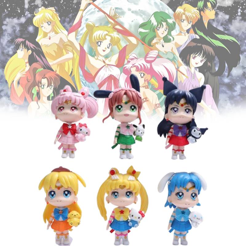 Action Figure Model Doll Cute Cartoon Desktop Decoration Ornament