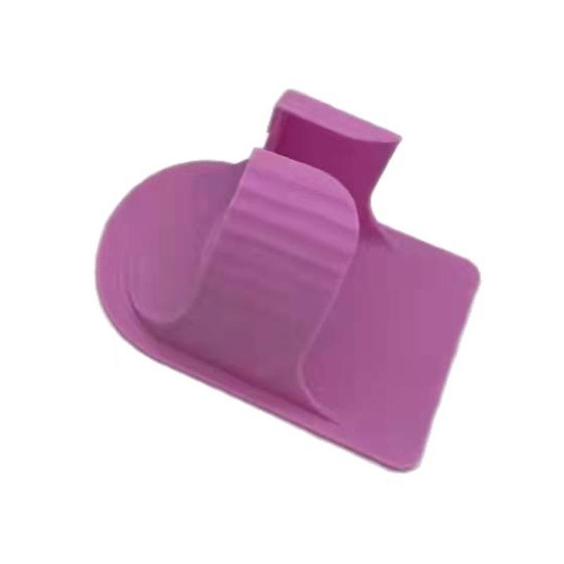 Tub Edge Drink Glass Holder Plastic Bathroom Storage, Space-Saving Single Cup Rest for Smooth Wall Side Placement