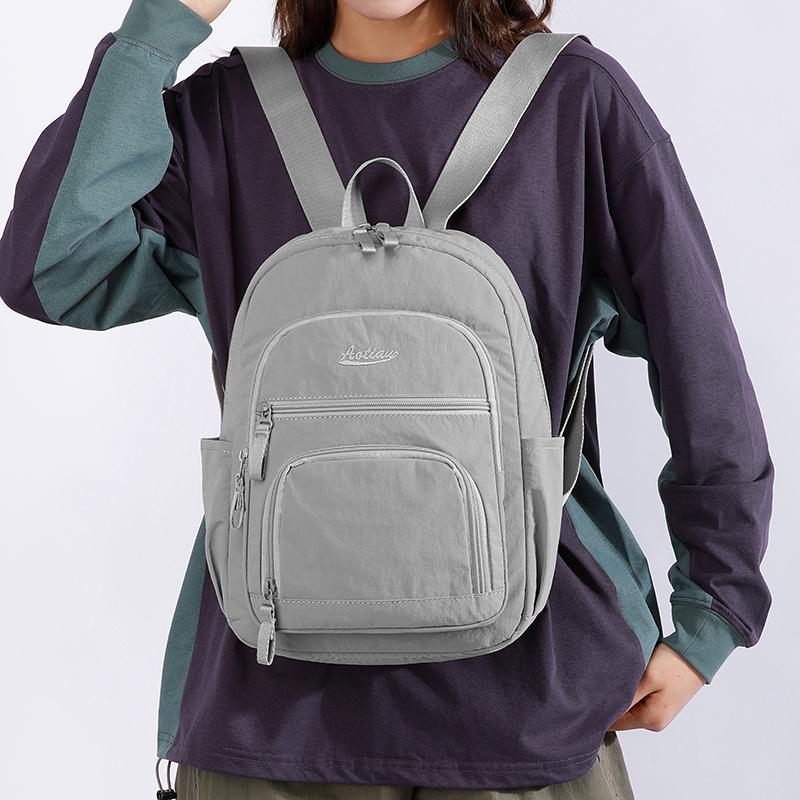 Backpack Nylon Waterproof  Laptop Unisex Casual Mochila Sports Travel Zipper Lightweight Rucksacks