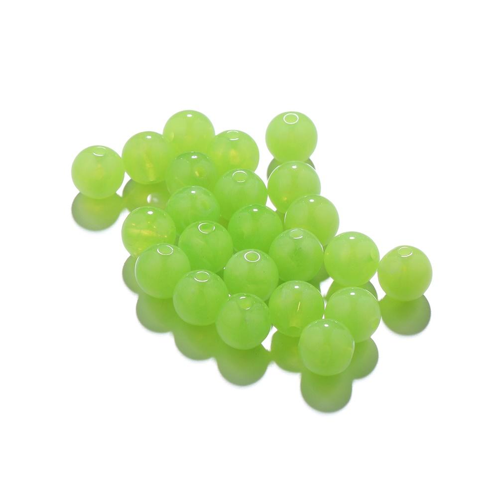 100-200Pcs Colorful Round Imitation Natural Stone Bead Loose Spacer Bead For DIY Necklace Bracelet Jewelry Making Supplies