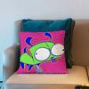 I-Invader Zim Anime Cushion Cover Pillow Cover Decor Pillowcase Printed Cushion Case For Couch