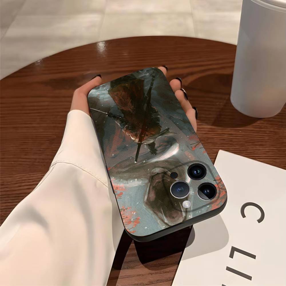 

Чехол для телефона S-Sekiro для iPhone 17,16,15,14,13,12,11,Pro,X,Xs,Max,Plus Ударопрочный чехол iPhone17
