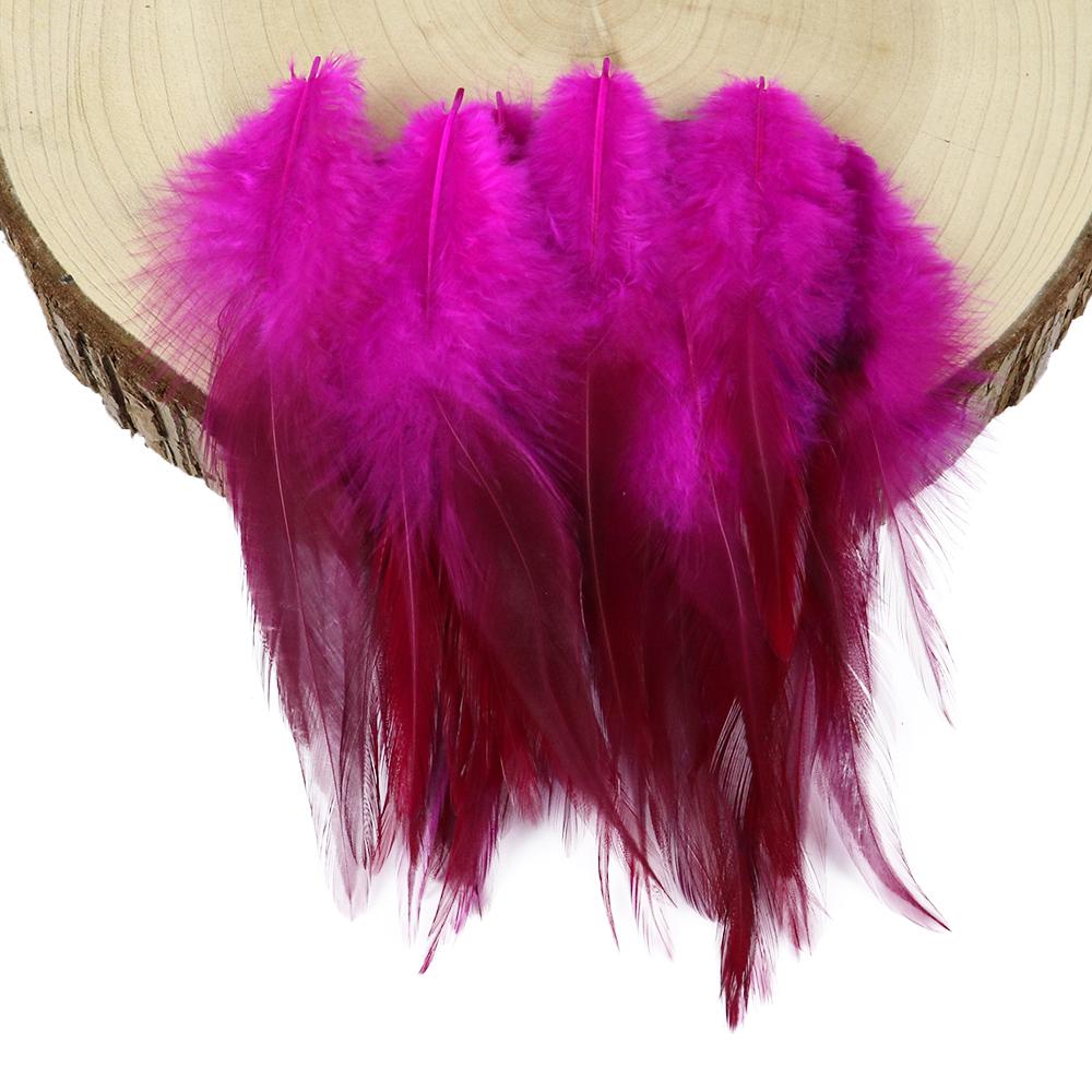 Natural Rooster Feathers 10-15Cm Pretty Chicken Feather For Crafts Jewelry Earring Making Accessory Party Decoration