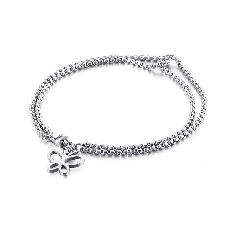Karun Stainless Steel Bracelet - Japanese & Korean Style, Unisex Fashion Titanium Steel Accessory