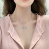 925  female six-pointed star pendant European and American light luxury neck chain star clavicle chain necklace