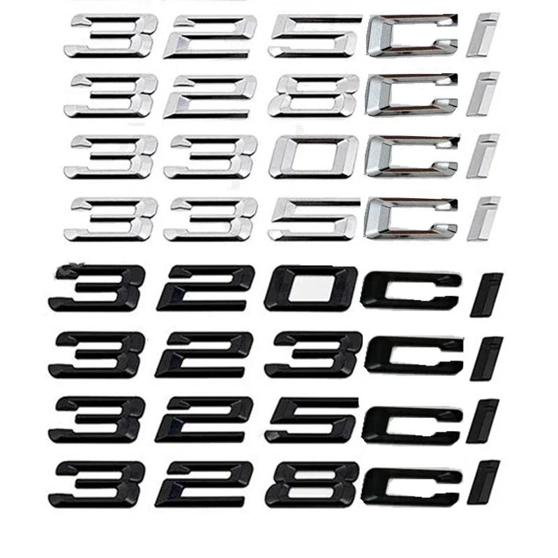 Chrome Black Car Badge Nameplate Styling