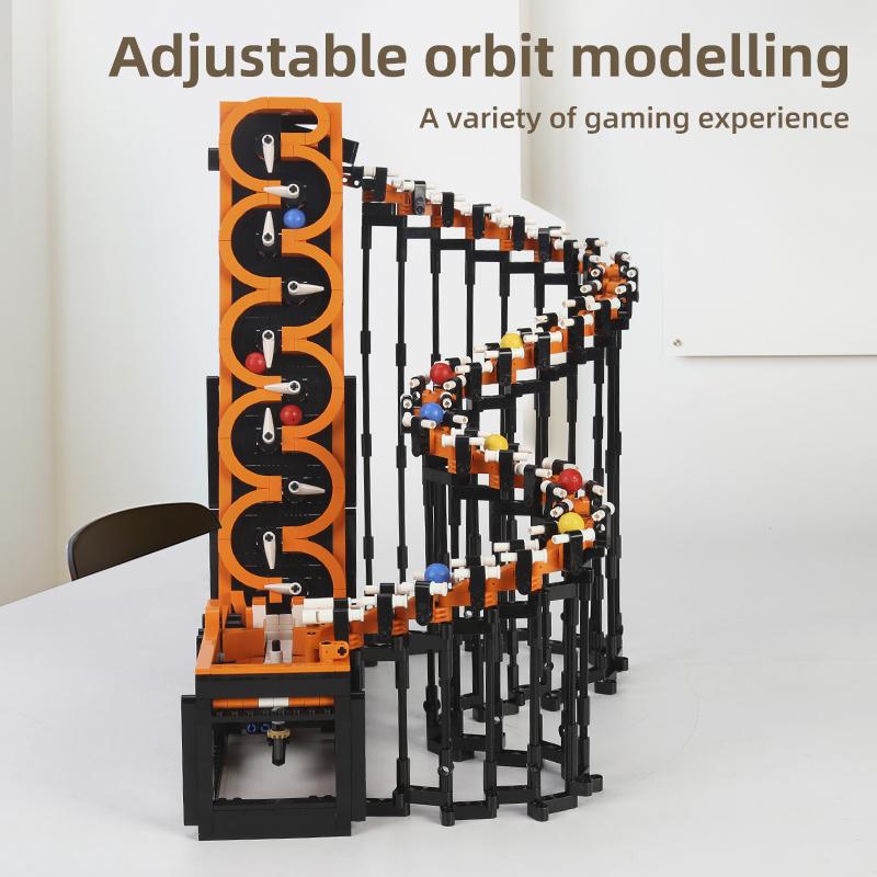 MOULD KING 26008 Creative Construction Toys Harp Track with Ball Building Blocks MOC Bricks Educational Toys for Kids and Adults