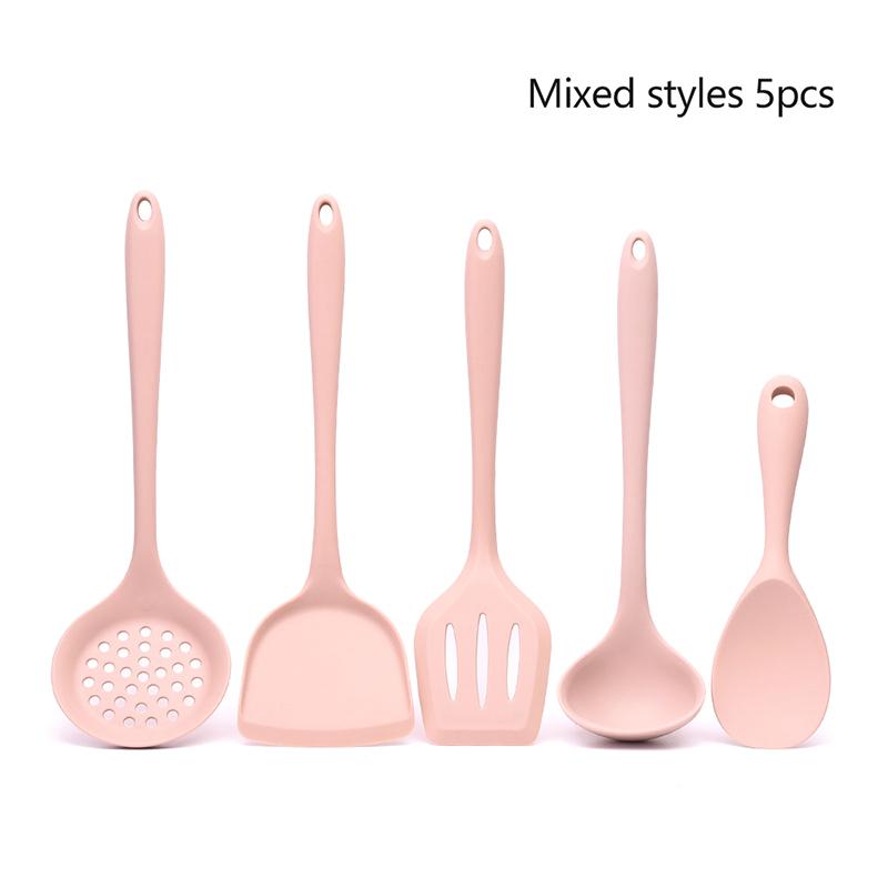 Silicone Kitchenware , Cream Scraper, Spatula, Oil Brush, Size Scraper Set Baking Tool,Non-Integrated Hand