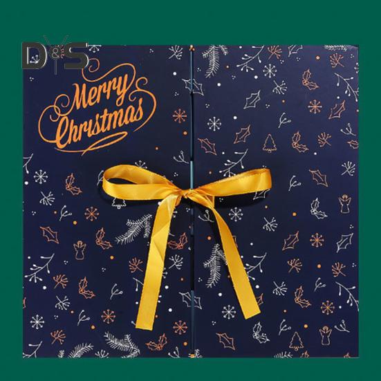 Vánoční adventní kalendář 24denní doplňovací odpočet Balení Krabice Kartonové krabice s čísly Dekorace prázdninového domu pro děti Dospělí