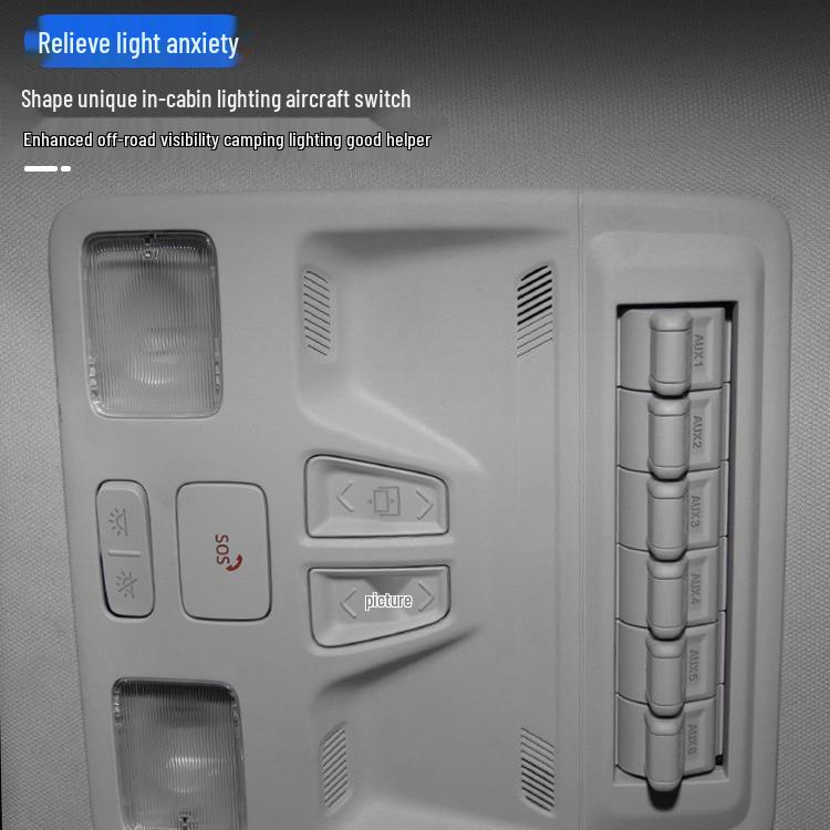 Ford Ranger Off-Road Roof Light Control: Six-Way Switch Assembly Upgrade