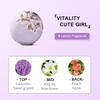 Lavender Dried Flower Bath Bomb, Exploding Bath Salt Ball with Real Flowers,Relaxing Aromatherapy Spa Fizzy Ball, Moisturizing Skin Softener for Women