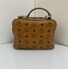 [Pre-Owned] Aren 24k Gold Plated Metal Accessories Monogram Print Removable Adjustable Webbing Coated Canvas Camera Bag Crossbody - Very Good #1DEG2A8