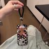 Summer ins Xiaoyu cartoon lanyard black leather for iPhone17promax Apple 16promax mobile phone case