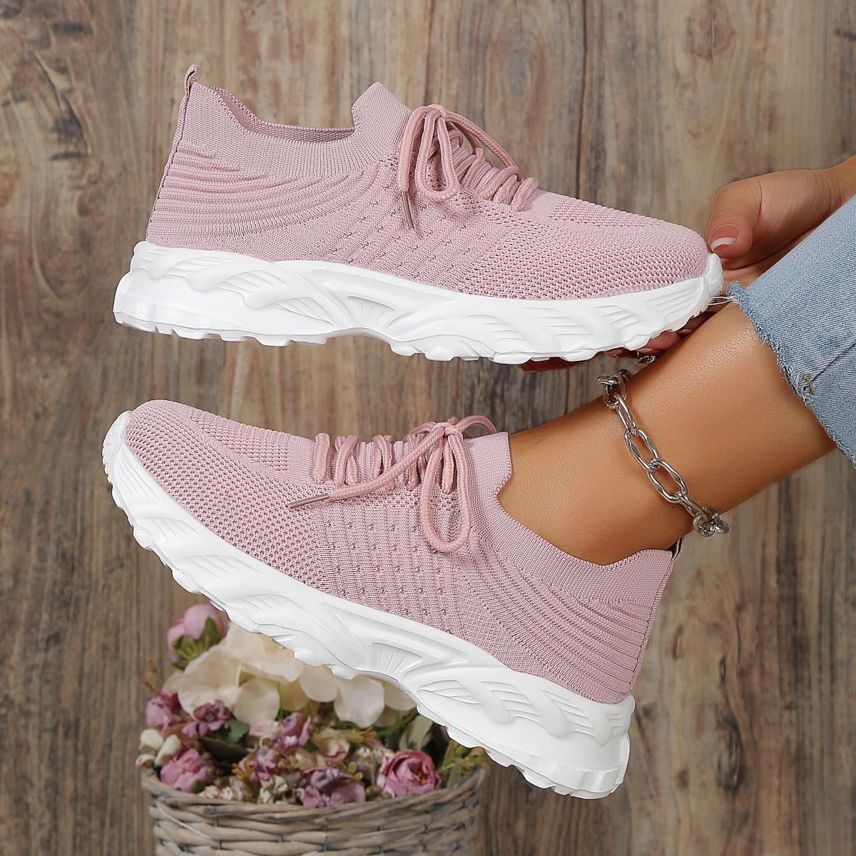 

Модные однотонные повседневные кроссовки женские удобные теннисные туфли легкие кроссовки женские 2024 новые вулканизированные туфли 42 розовый