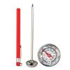 Food Grade Stainless Steel Coffee Milk Thermometer Dial Display 0 100 Celsius  Range Kitchen 127mm Temperature