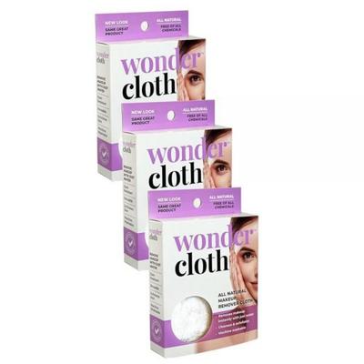 Wonder Cloth 3er-Pack - Natürliche Make-up-Entferntücher Reinigen und peelen nur mit Wasser Maschinenwaschbar