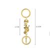 Car Key Double Chain Extended Accessories Personalized  Carriage Long Short Chain Bag Hanging Decoration