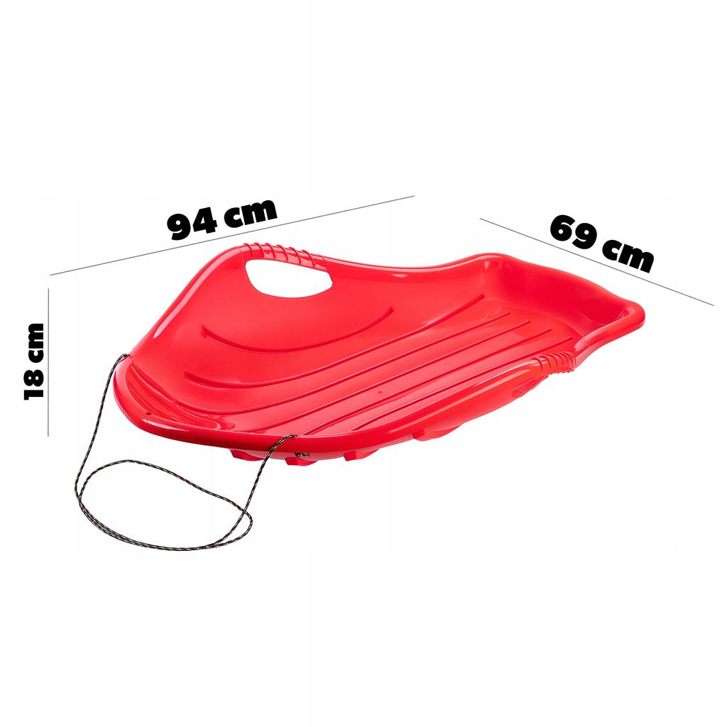 KADAX Sanki Plastikowe Dla Dzieci Ślizg Ślizgacz Zjazdowy mocny muszla