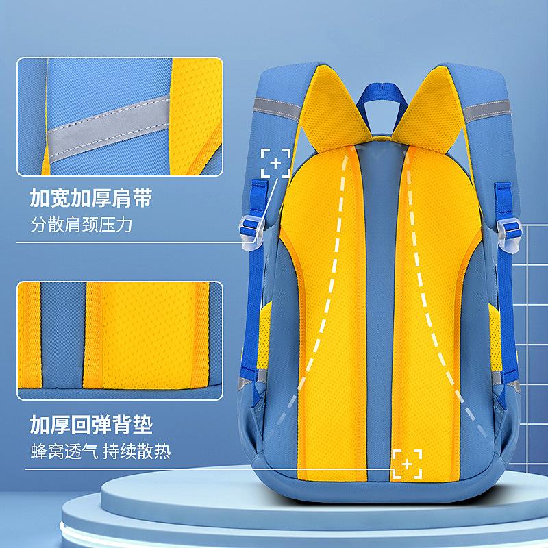 Neue Cartoon-Schultasche für Grundschüler, leichter Freizeitrucksack für Jungen und Mädchen, Rucksack.