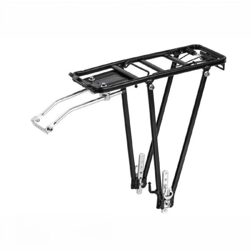 Heavy Duty Quick Release Aluminum Alloy Bicycle Rear Rack Adjustable Heavy Load Bike Cargo Carrier For Cycling Travel Commute