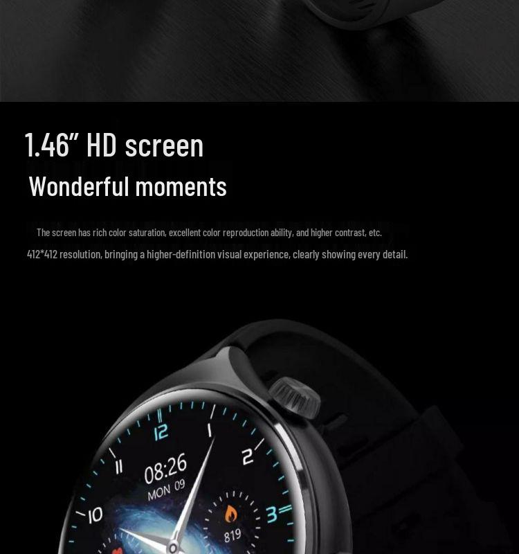 2025 GT3pro Smartwatch: Top-tier Black Tech with Call Function and Pedometer