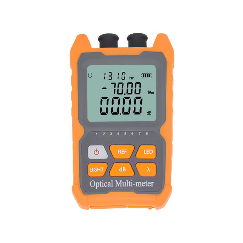 Topulan Mini Fiber Optic Power Meter & VFL with Network Cable Tester