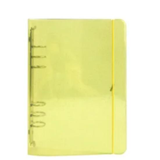 Glittery Jelly Color A5 Binder Po Collect Book&Journal Bonds Notebook Agenda Organizer Planner School Stationery