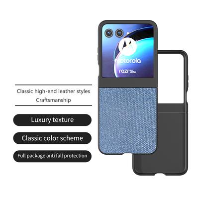 For Motorola Razr 60/Razr 50 5G Case Rhinestone Texture PU Leather Phone Cover