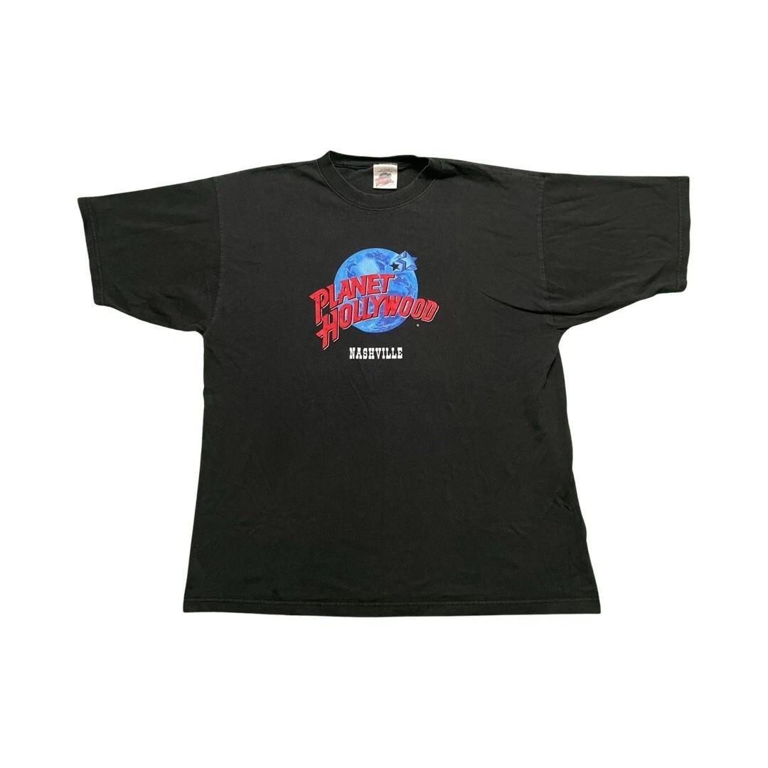 Винтажная футболка-сувенир Planet Hollywood Nashville 90-х, 1991 г., размер XL 3XL