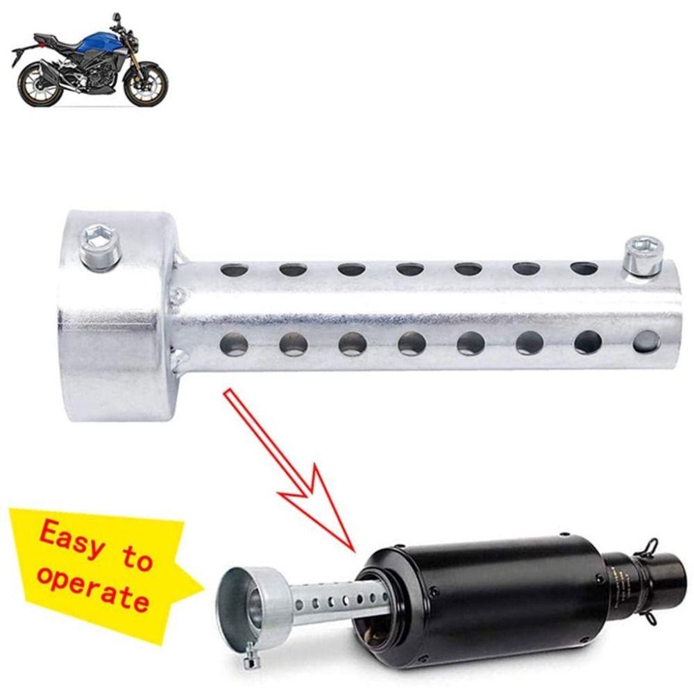 Removable Motorcycle Exhaust Muffler Universal Fit Metal Muffler Pipe Vehicle Conversion