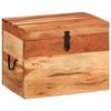 VidaXL Storage Box 39x28x31 Cm Solid Acacia Wood 338482