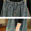 Koreaanse Mode Lente Zomer Dames Streetwear Overalls Spaghettibandjes Gewassen Katoen Vintage Jumpsuits Lange Denim Dames Baggy Oversized Jumpsuits