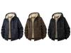 Men's European Plus Size Hooded Lamb Fleece Jacket - S to 6XL, Thick Winter Coat, Casual Cardigan