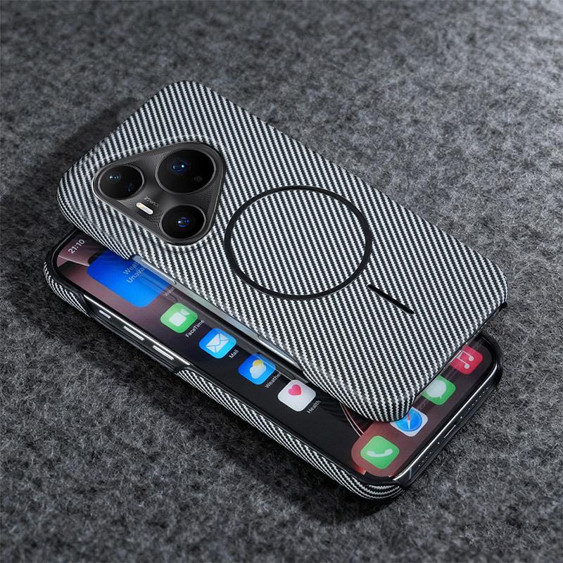 Applicable to Huawei P80Ultra mobile phone case Kevlar magnetic suction P70pro anti-drop P60pro protective case P50pro