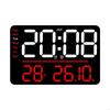 62KD Large Digital Clock Wall Clock with Date Week and Temperature Display Bedroom Office Decors