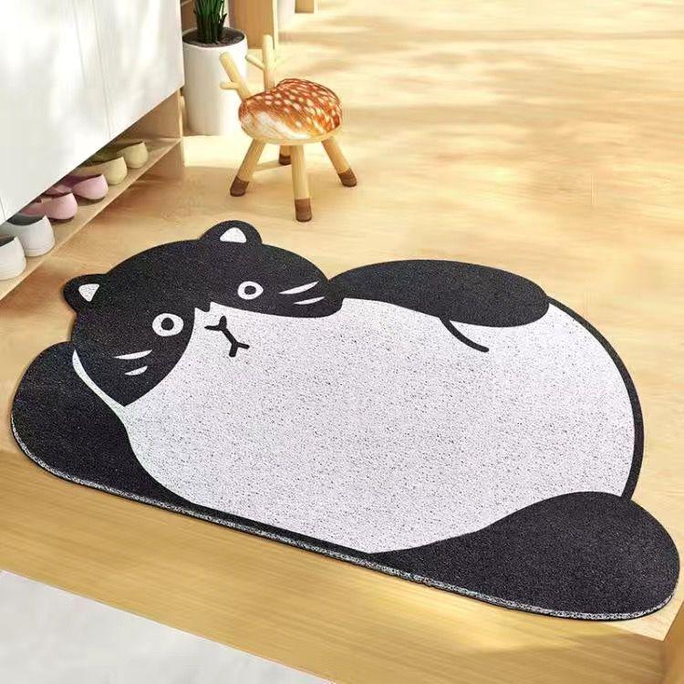 Silk Ring Cartoon Doormat - Non-Slip, Dirt-Resistant, Wear-Resistant Entrance Mat