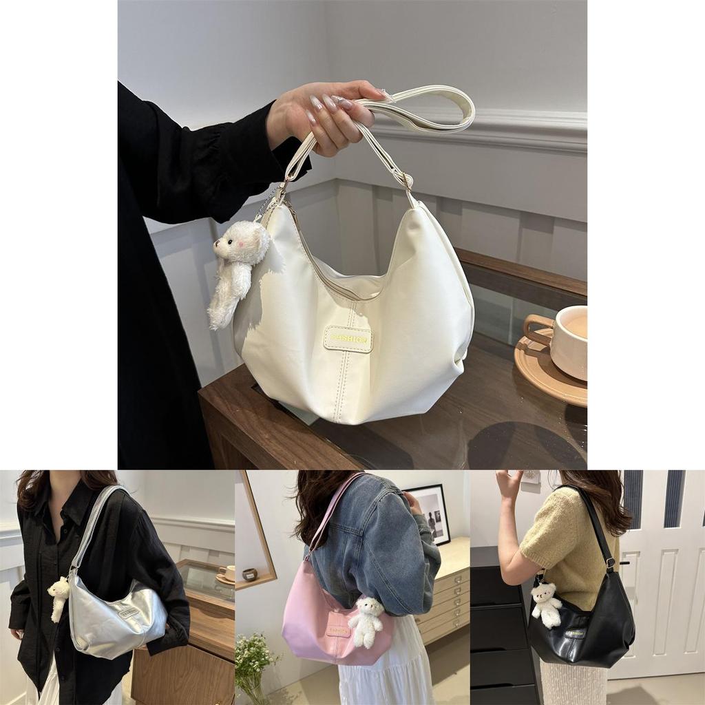 Fashionable 2024 Soft Pu Leather Tote Handbag For Women With Large Capacity And Stylish Stitches